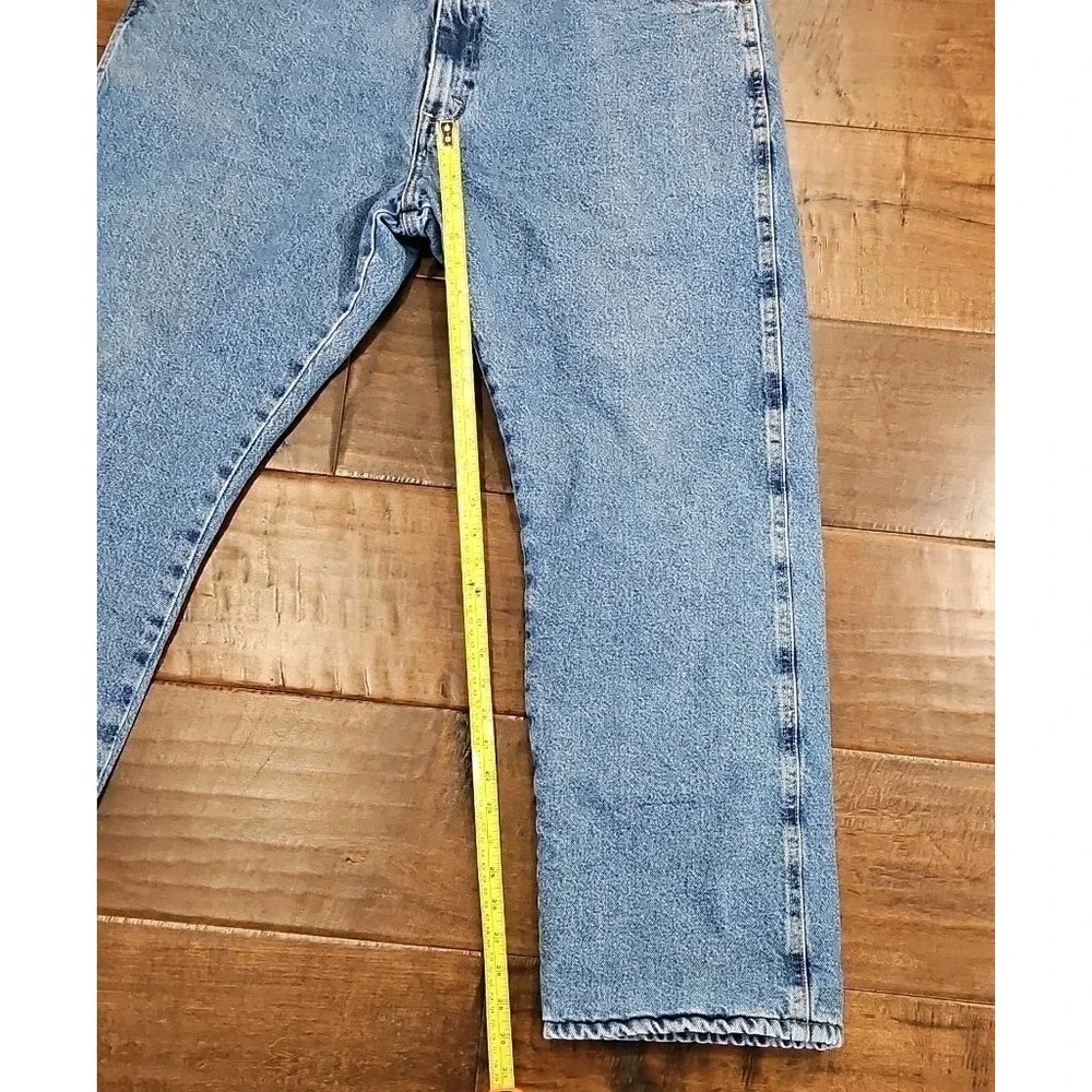 VTG Mens Wrangler Rugged Wear Thermal Jeans 40×30 - 3M Thinsulate Lining Fleece